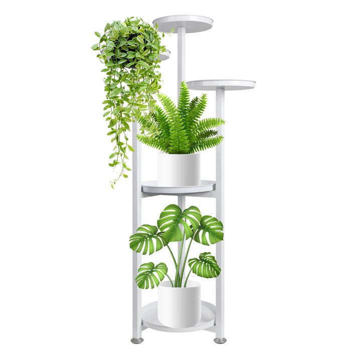 Natura 5 Tier High Quality Metal Plant Stand | Flower Pot Shelves and Stand Display | 2 Sizes - 5 Colours