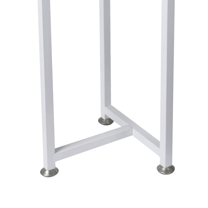 Natura 5 Tier 120cm Metal Plant Stand | Flower Pot Shelves and Stand in White