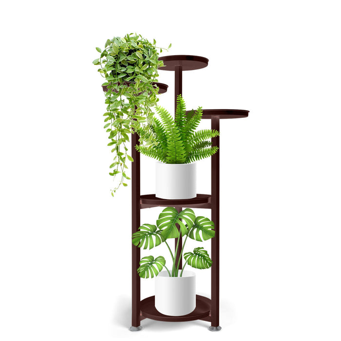 Natura 5 Tier High Quality Metal Plant Stand | Flower Pot Shelves and Stand Display | 2 Sizes - 5 Colours