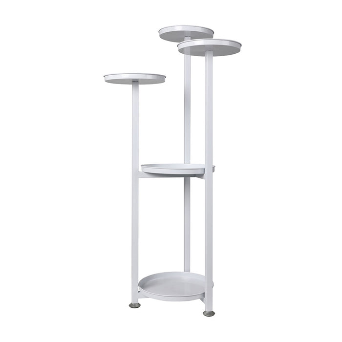 Natura 5 Tier 100cm Metal Plant Stand | Flower Pot Shelves and Stand in White