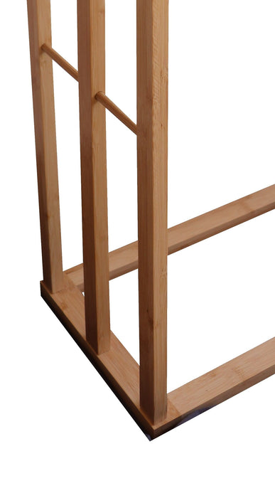 Bliss 82cm Bamboo 3-Tier Freestanding Towel Rack | Bamboo Bathroom Storage Solutions