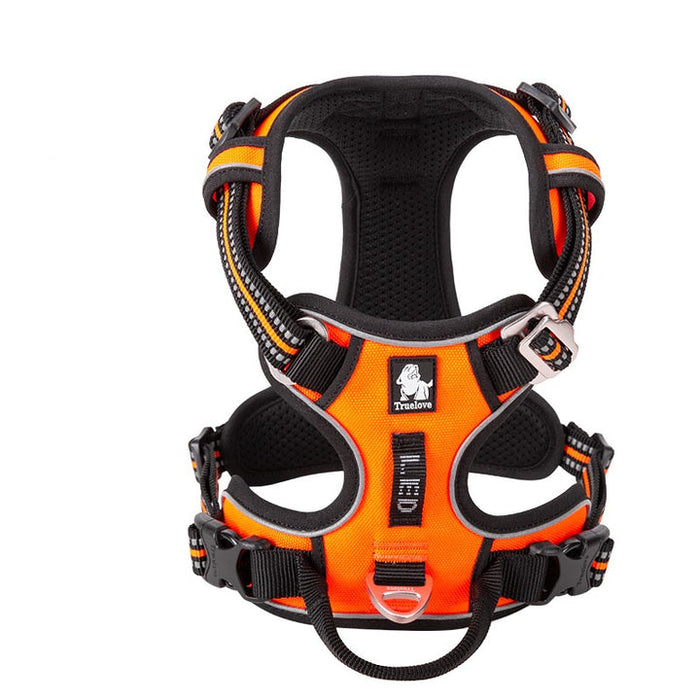 XLarge Pet Friendly No Pull Dog Harness Orange