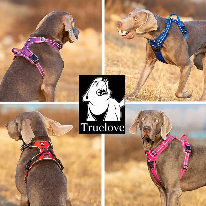 Medium Pet Friendly No Pull Dog Harness Pink