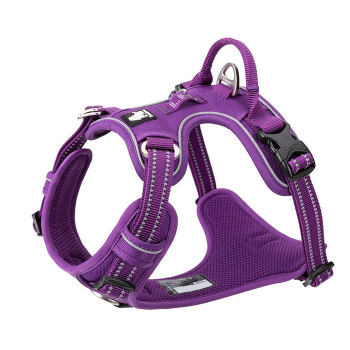 Small Pet Friendly No Pull Dog Harness Purple