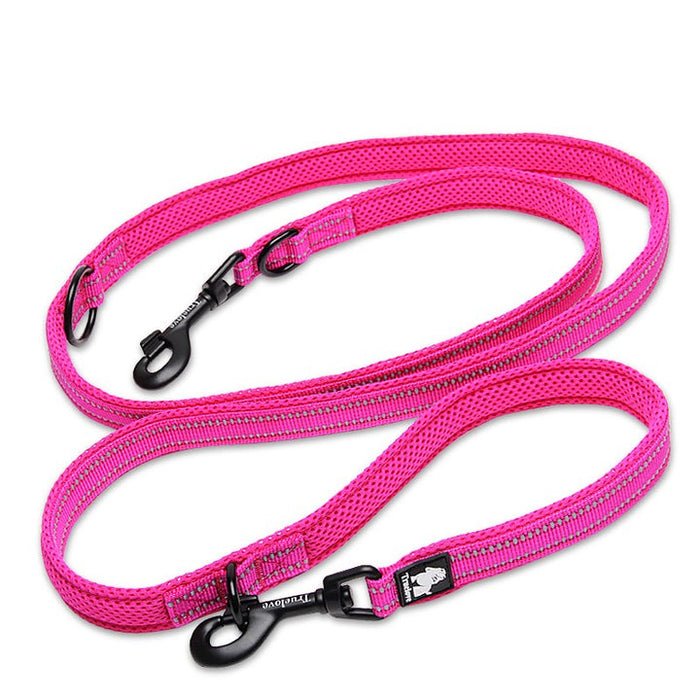 Large Dog Function Leash Pink