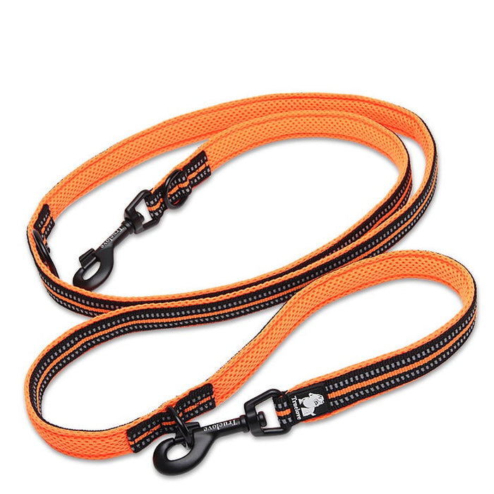 Medium Dog Function Leash Orange