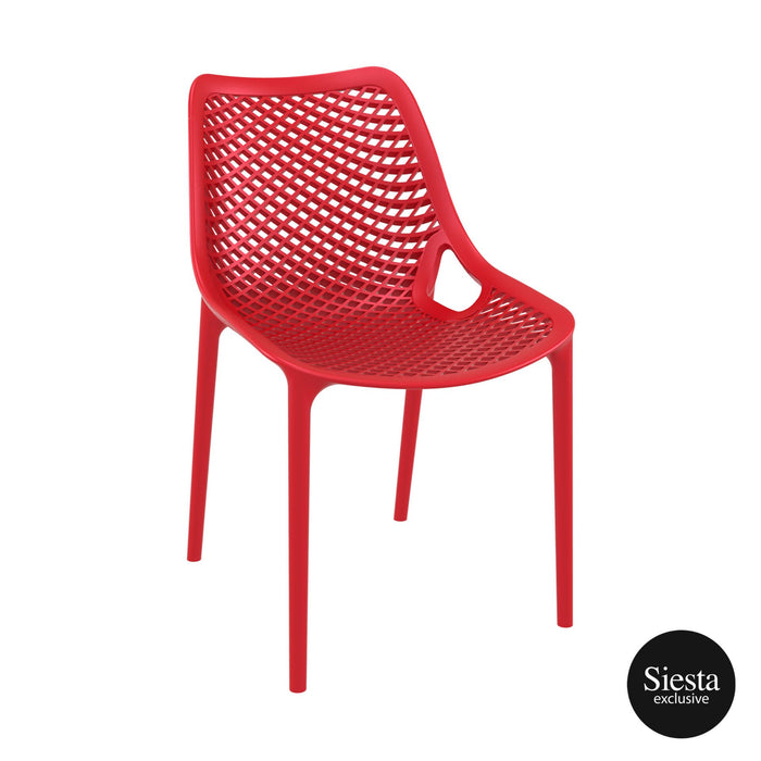Premium High End Weather Resistant Stackable Air Chair 82cm H - Red