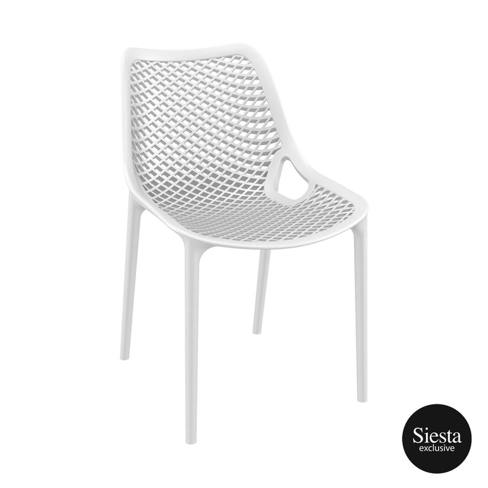 Premium High End Weather Resistant Stackable Air Chair 82cm H - White