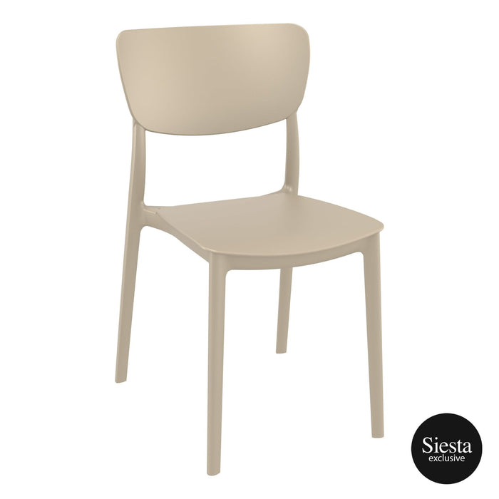 Premium High End Weather Resistant Monna Chair 82cm H - Taupe