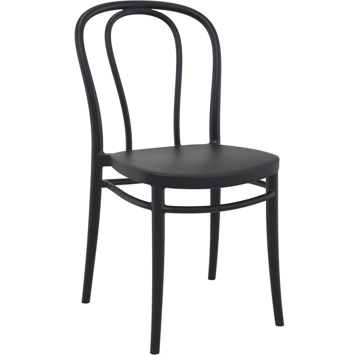 Premium High End Weather Resistant Victor Chair 85cm H - Black