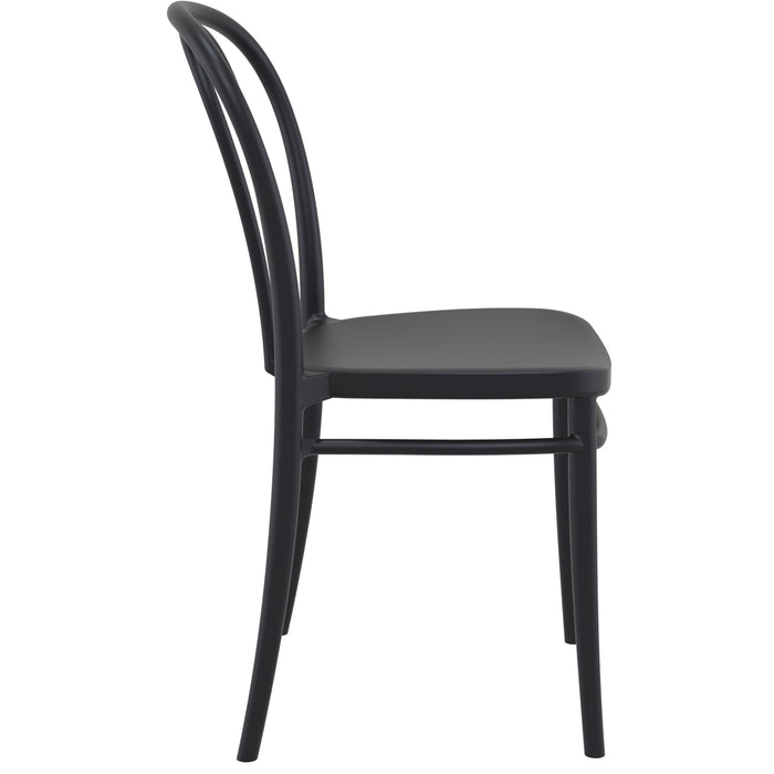 Premium High End Weather Resistant Victor Chair 85cm H - Black