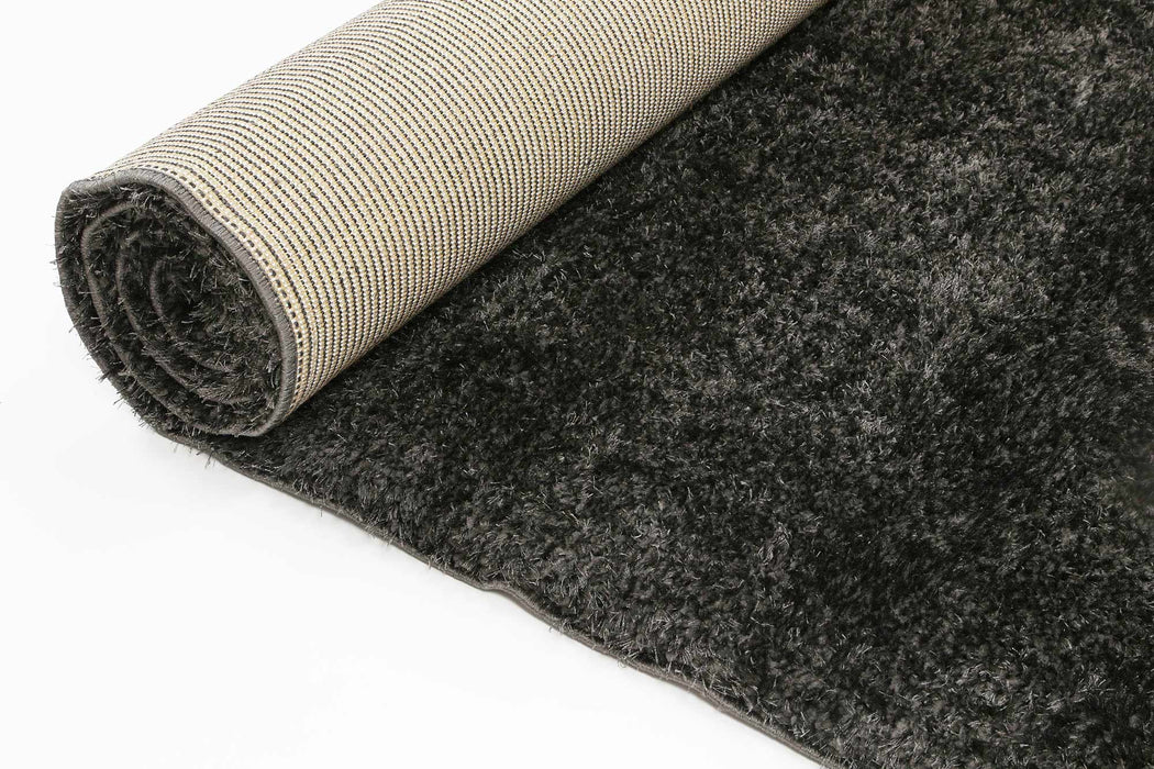 Puffy Soft Shaggy Anthracite Grey 80x150 cm