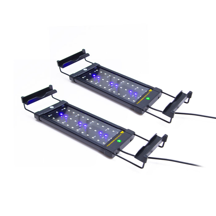 Set of 2 - 6W Aquarium Blue White LED Light for 30-50cm Tank  by Dynamic Power