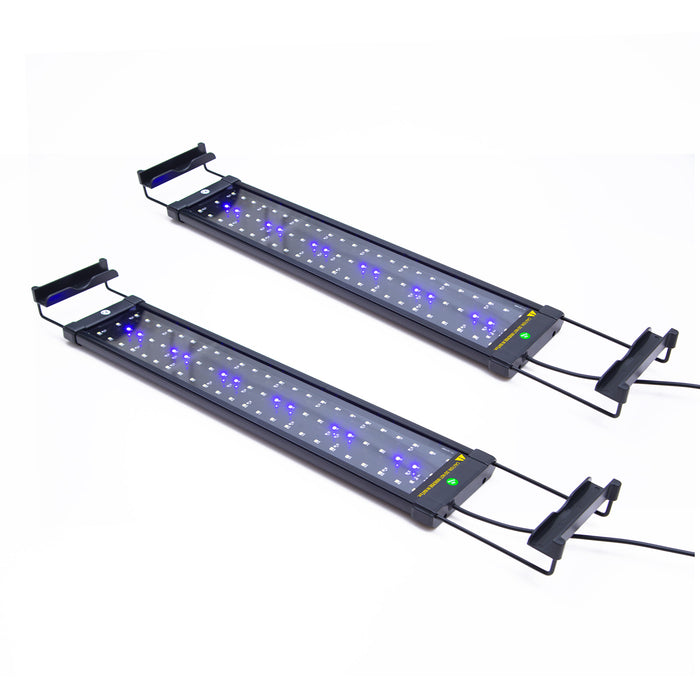 Set of 2 - 11W Aquarium Blue White LED Light for 50-70cm Tank  by Dynamic Power