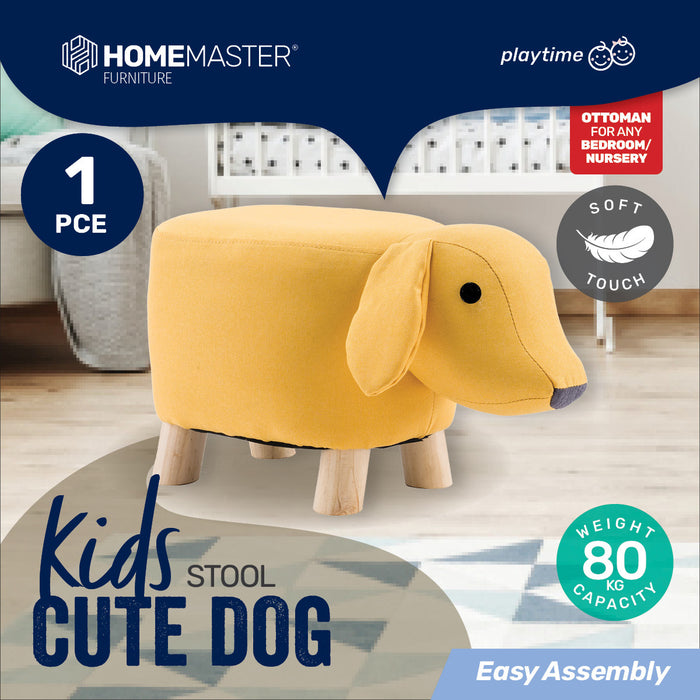 Funzee Premium Kids Animal Stool | Cute Dog Childrens Seating Stool