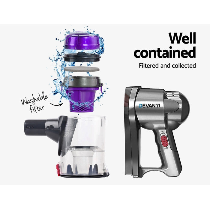 Light Powerful 450W Stick Handstick Vacuum Cleaner | Purple Corded Vacuum Cleaner