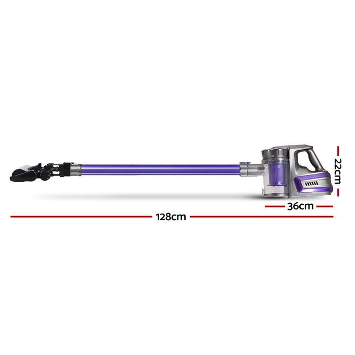 2-Speed with Headlight 150W Stick Handstick Vacuum Cleaner | Purple Cordless Vacuum Cleaner