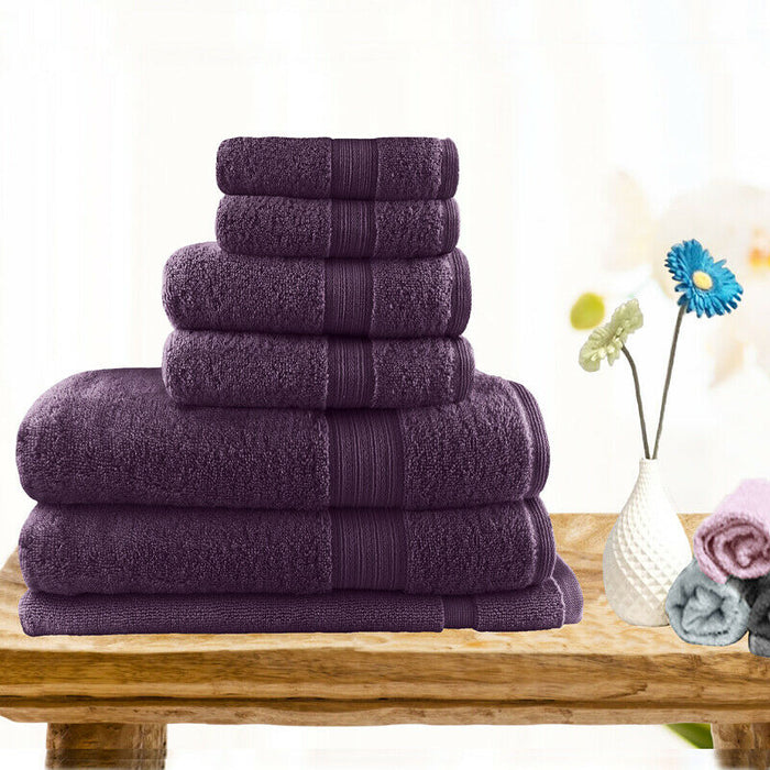 Softouch Highly Absorbent 100%  Premium  Cotton Towel Set | Hotel Quality Towel Sets | 7 or 14pc Sets | 7 Colours