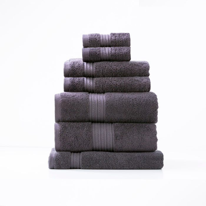 100% Cotton 650 GSM Low Twist Towel Set by Renee Taylor | 7 or 14pc Set - 6 Colours