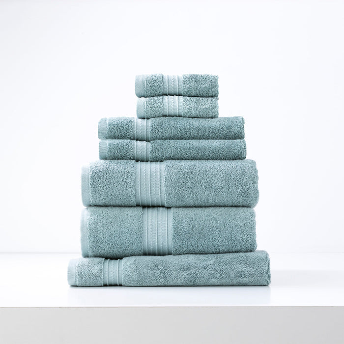 100% Cotton 650 GSM Low Twist Towel Set by Renee Taylor | 7 or 14pc Set - 6 Colours