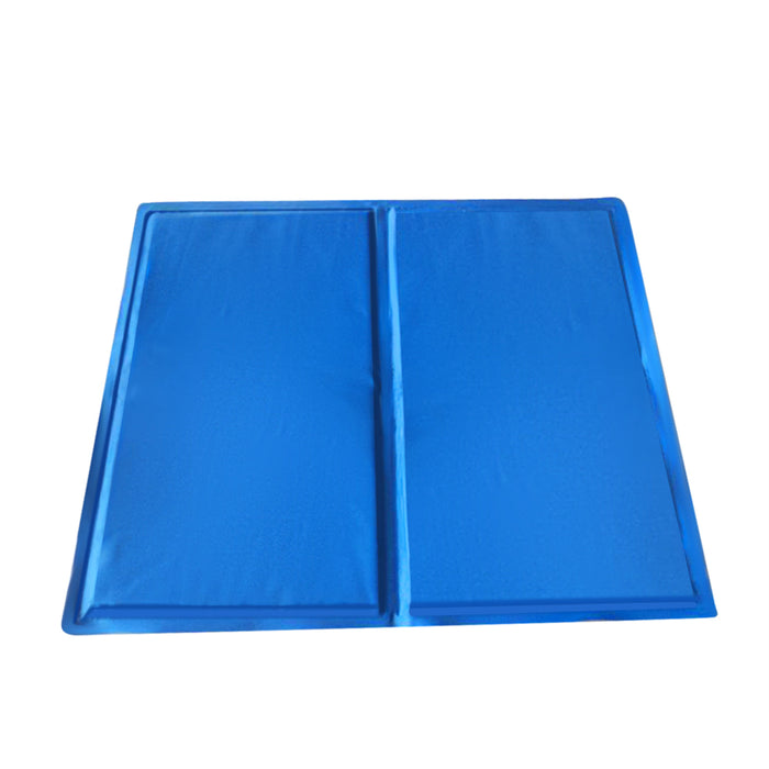 Pawzee Cool Gel Waterproof Pet Bed Mat | Self Cooling Dog Bed | Blue 65x50cm