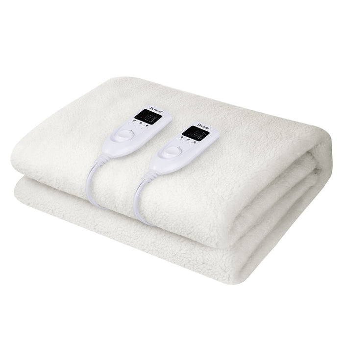 Luxore Super Warm 350GSM Electric Heated Blanket | Fully Fitted Fleece Heated Underlay