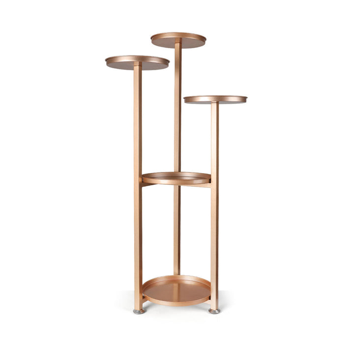 Natura 5 Tier High Quality Metal Plant Stand | Flower Pot Shelves and Stand Display | 2 Sizes - 5 Colours