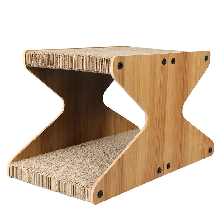 Pawzee Two Tier Cat Scratcher and Cat Bed in One | Cat Bed Scratcher