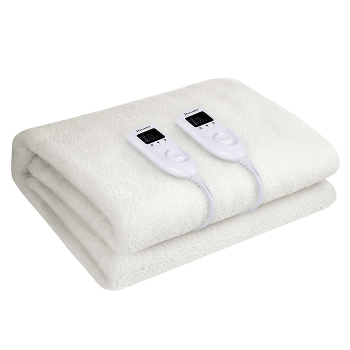 Luxore Super Warm 350GSM Electric Heated Blanket | Fully Fitted Fleece Heated Underlay