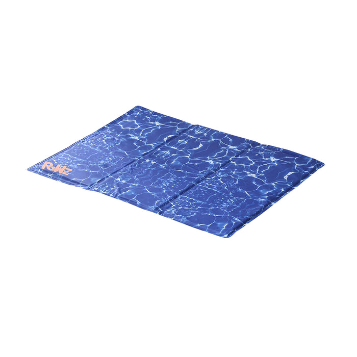 Pawzee Cool Gel Waterproof Pet Bed Mat | Self Cooling Dog Bed | Blue Medium