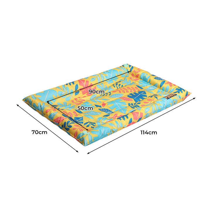 Pawzee Cool Gel Waterproof Pet Bed Mat | Self Cooling Dog Bed | Splash Large