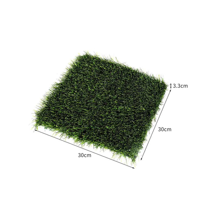 Set of 20 Artificial Grass Floor Tiles | Garden Indoor Outdoor Lawn Grass Tiles