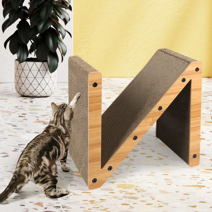 Pawzee Cat Scratcher Scratching Board | Z Shape Cat Scratcher