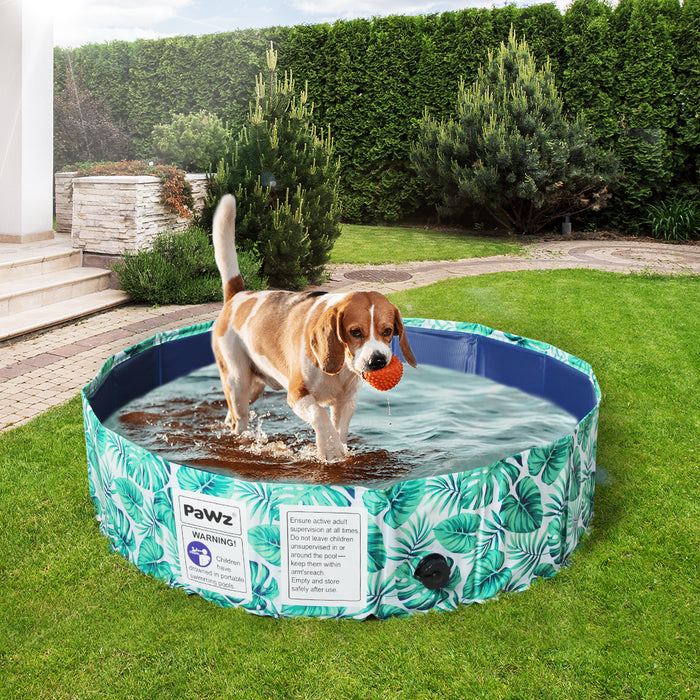 Pawzee 100cm Pet Swimming Pool | Portable Dog Cooldown Pool Fun Play - Summer