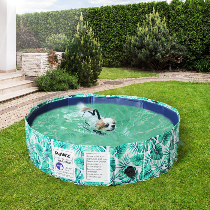 Pawzee 80cm Pet Swimming Pool | Portable Dog Cooldown Pool Fun Play - Summer