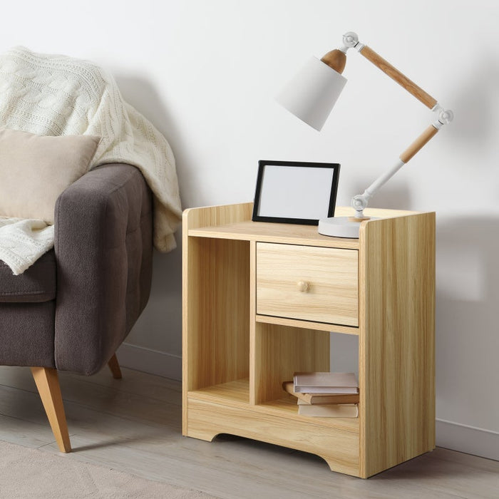 Junos Multi Storage Modern Bedside Table | Sleek Versatile Nightstand Table in 3 Colours