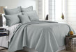 7 Piece Light Comforter Set | Coverlet Set | 7pc Summer Cool Bedspread | 2 Sizes - 6 Colours Quilts & Comforters Queen / Silver Ontrendideas Bed and Bath