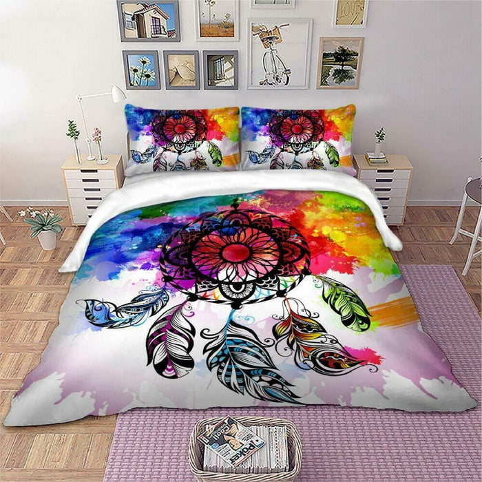 300TC Frenzy Dream catcher Soft Touch Quilt Cover Set | 5 Sizes